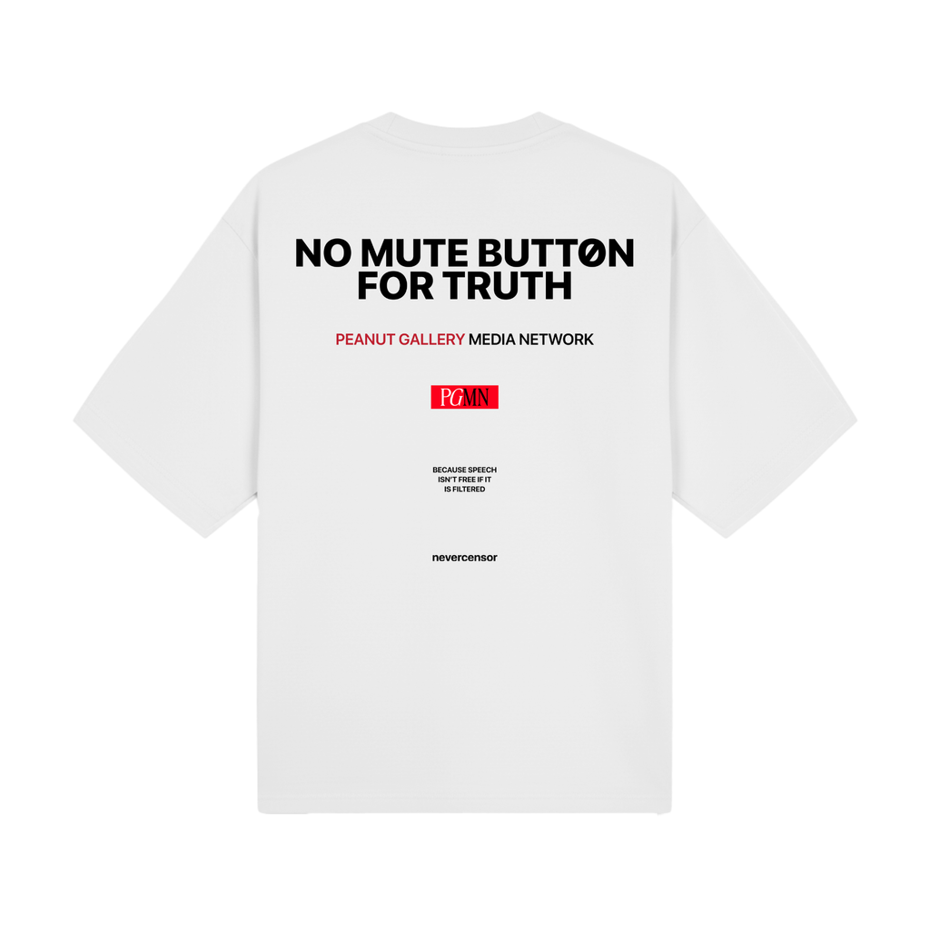 “No Mute Button for Truth” Shirt - Black or White