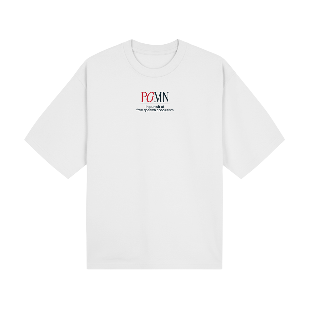 PGMN "Free Speech Club" Quote Shirt - Black or White