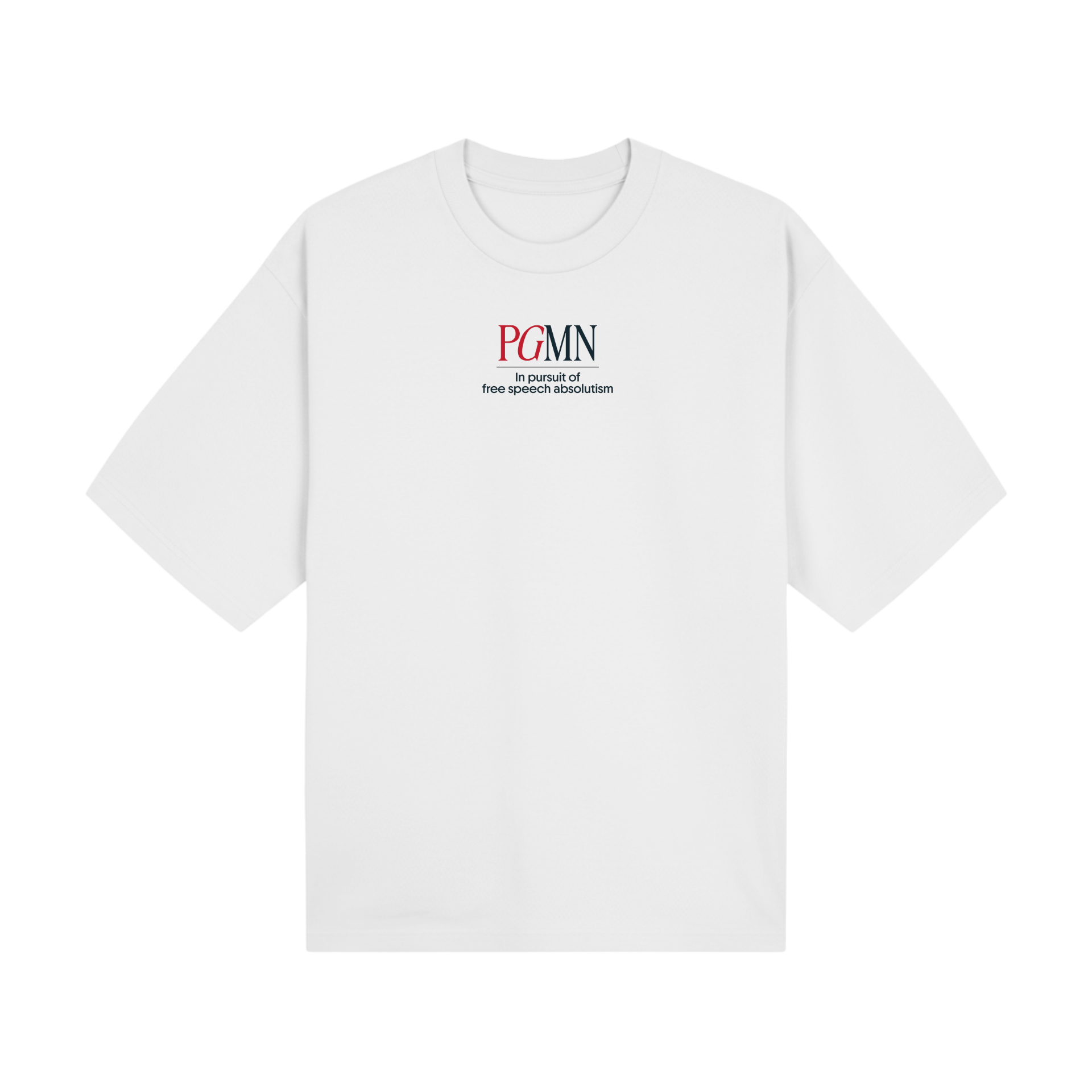 PGMN "Free Speech Club" Quote Shirt - Black or White