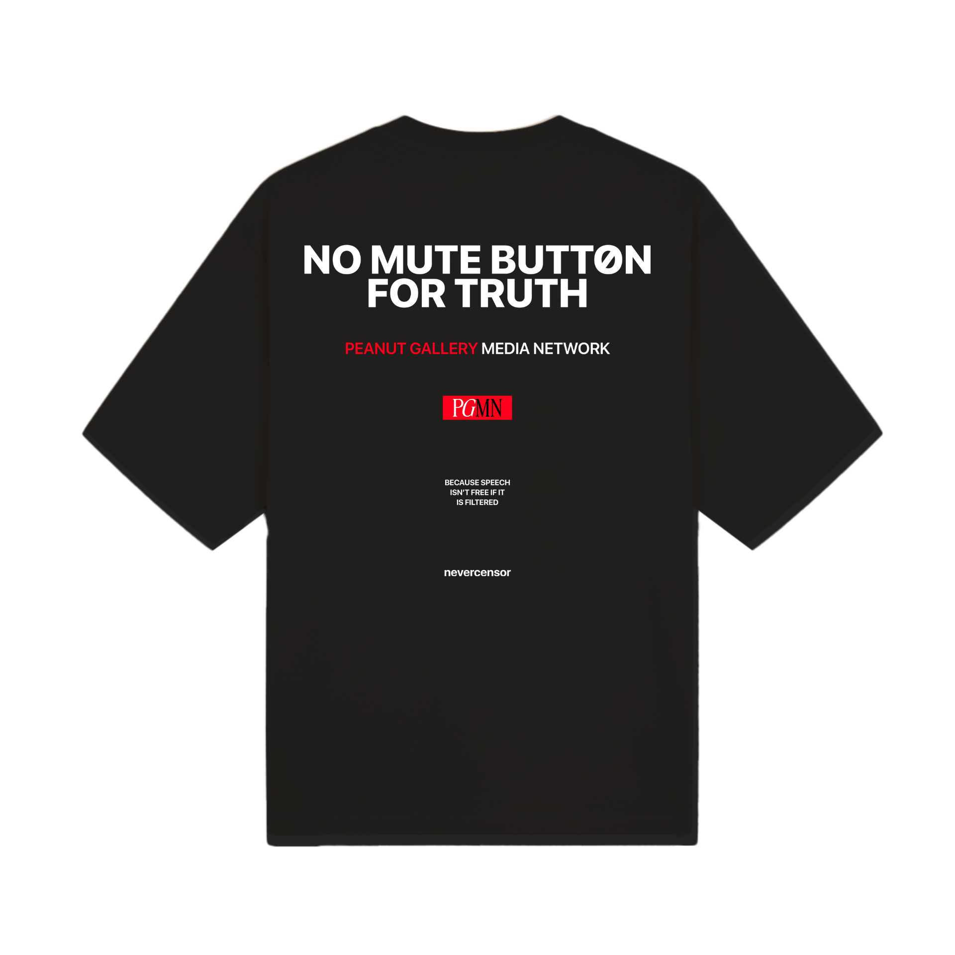 “No Mute Button for Truth” Shirt - Black or White