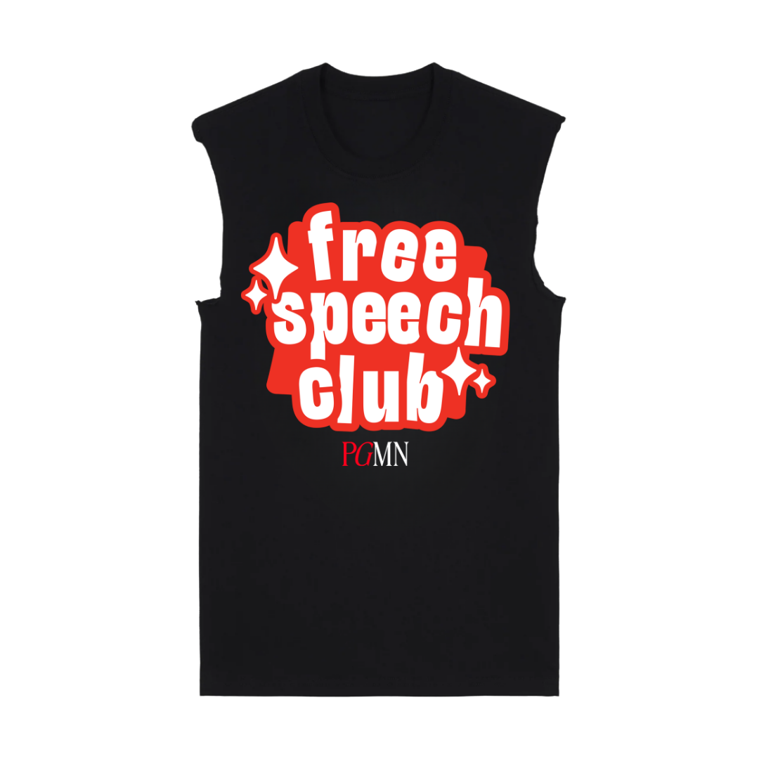 FREE SPEECH CLUB SPARK Muscle Tee