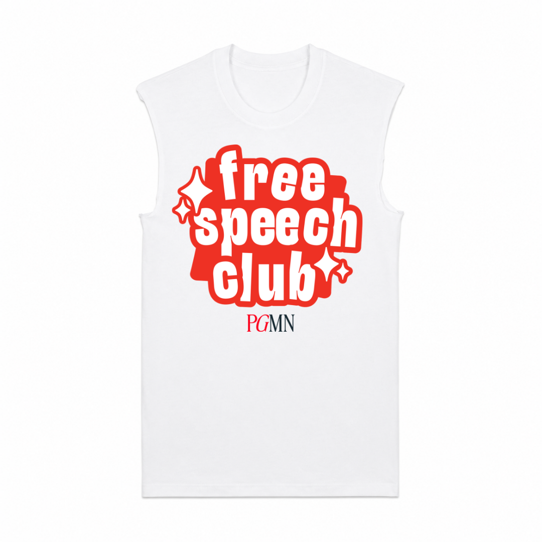 FREE SPEECH CLUB SPARK Muscle Tee