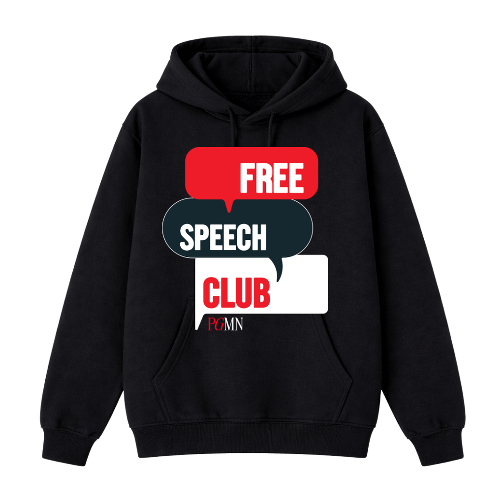 Free Speech Club Bubble Hoodie