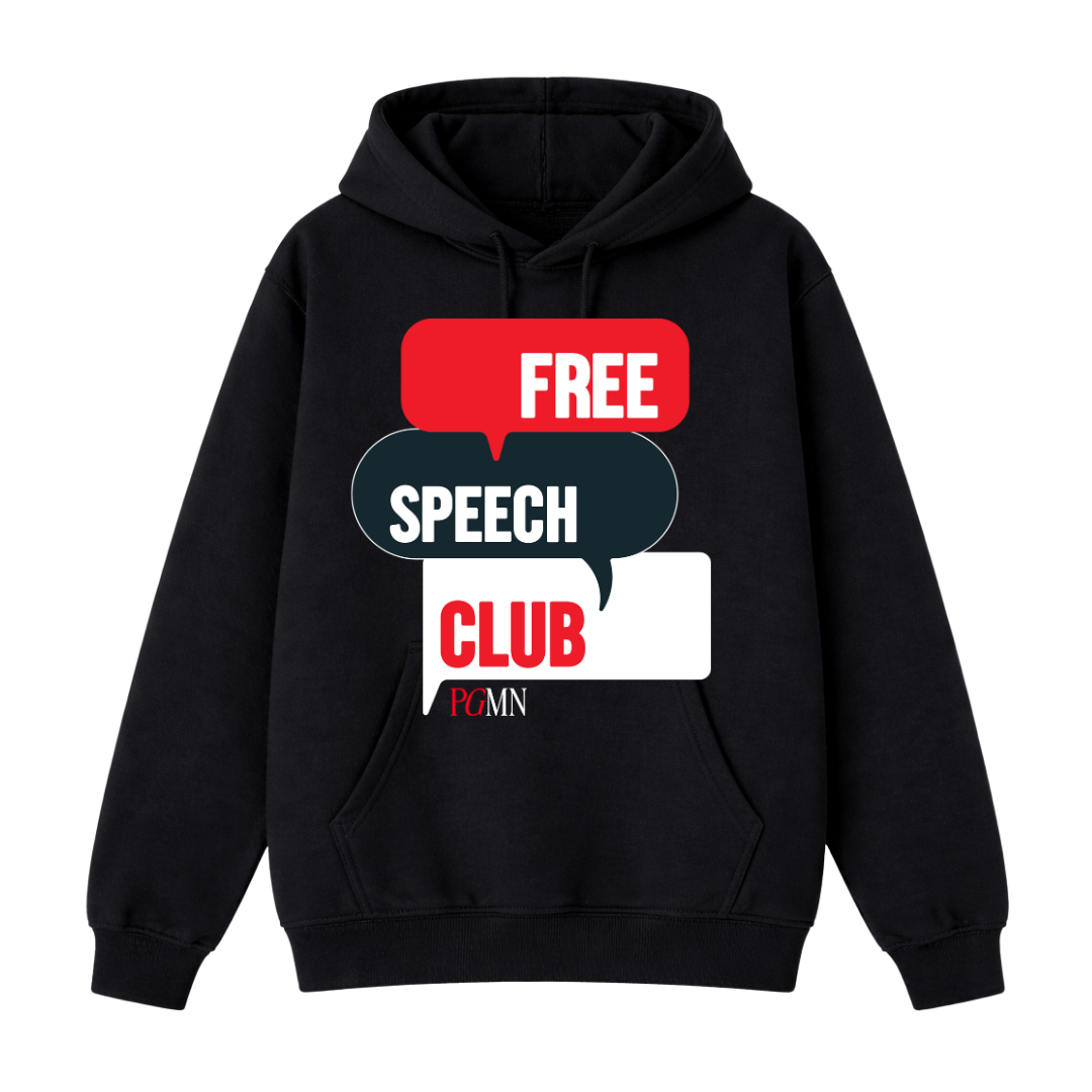 Free Speech Club Bubble Hoodie