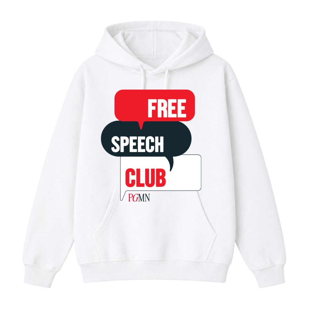 Free Speech Club Bubble Hoodie