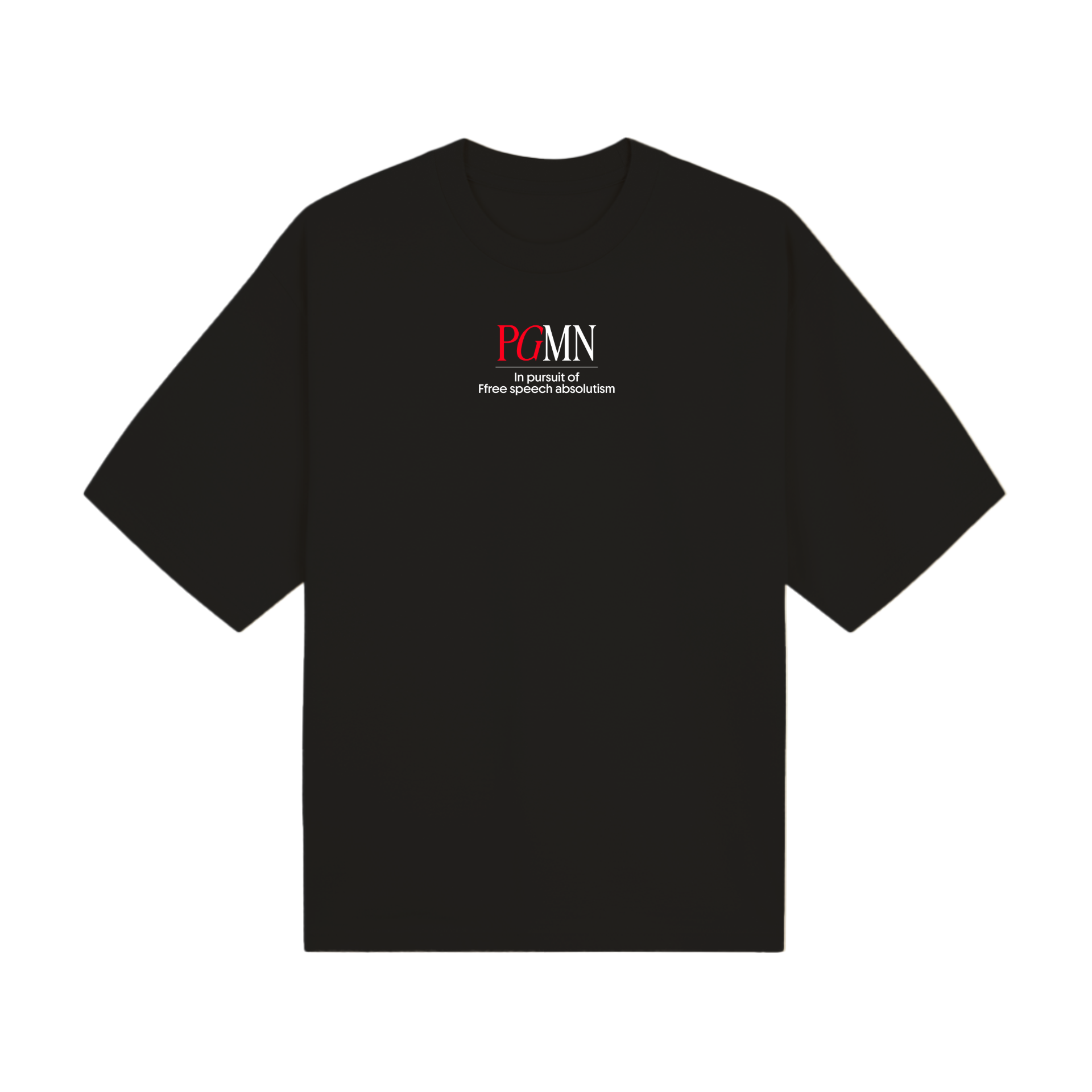 PGMN "Free Speech Club" Quote Shirt - Black or White