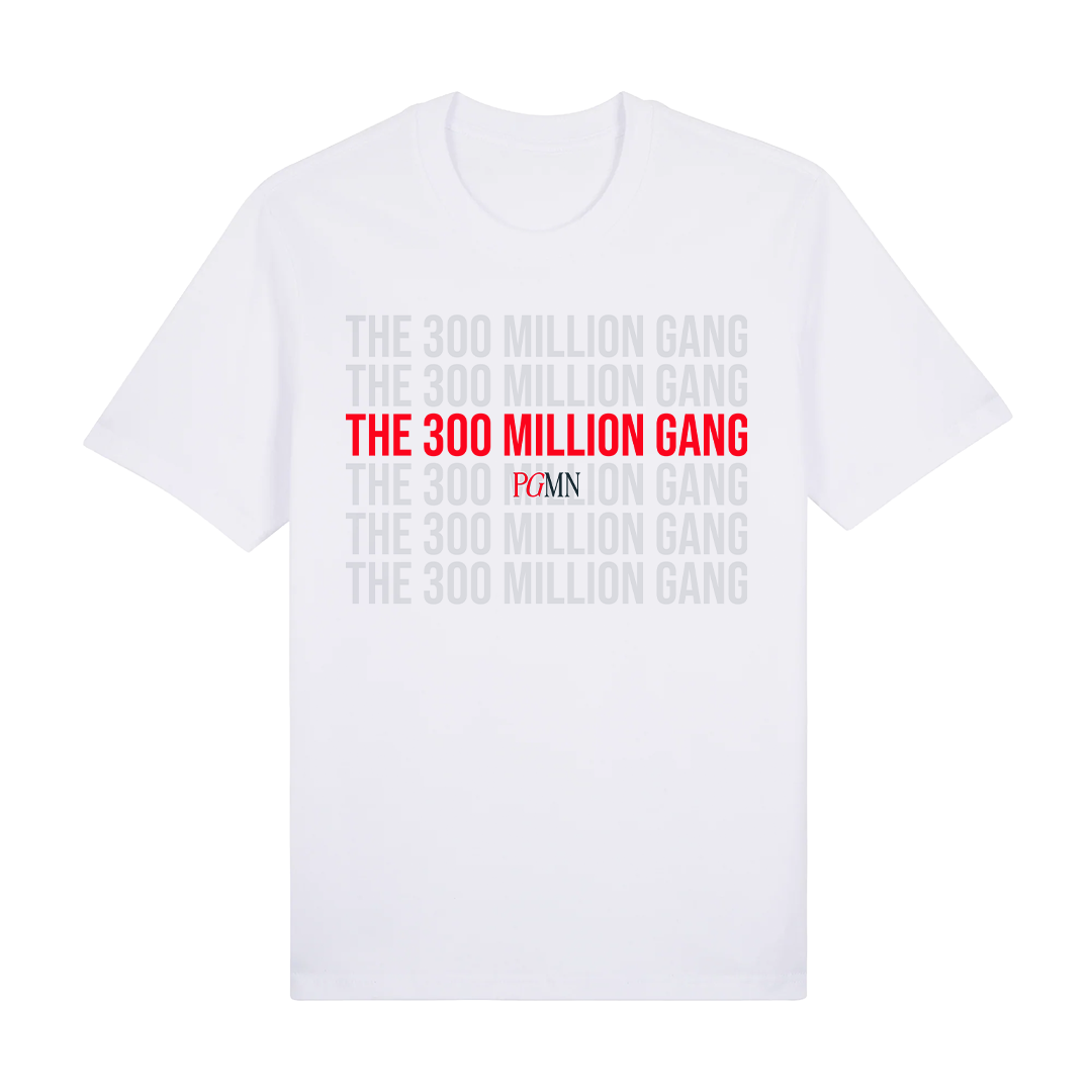 The 300 Million Gang Tee (Black or White)