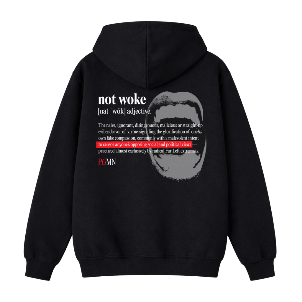 Not Woke Graphic Hoodie