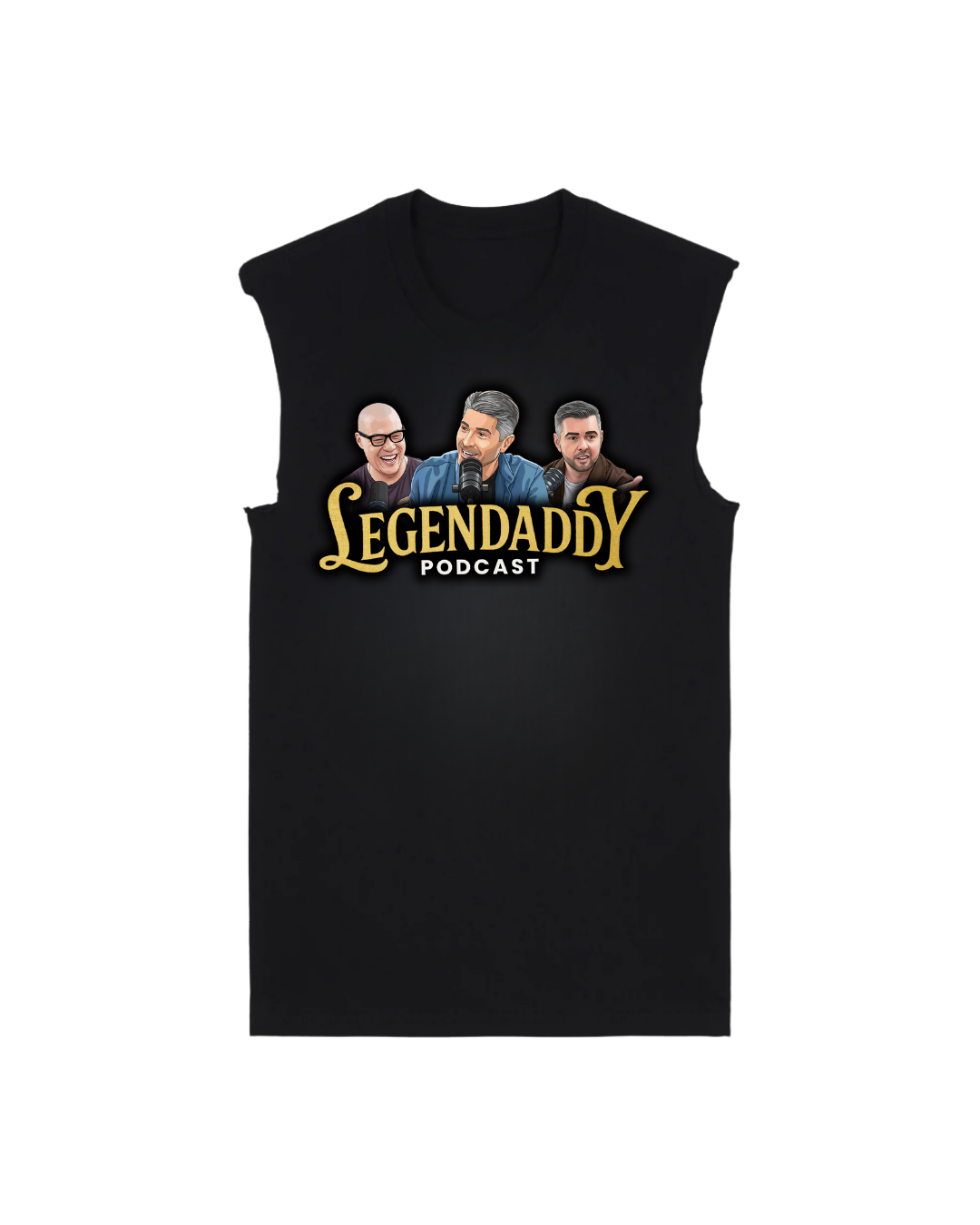 Legendaddy Podcast Muscle Tee (Black or White)