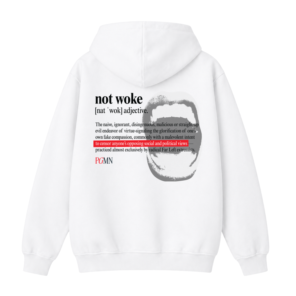 Not Woke Graphic Hoodie