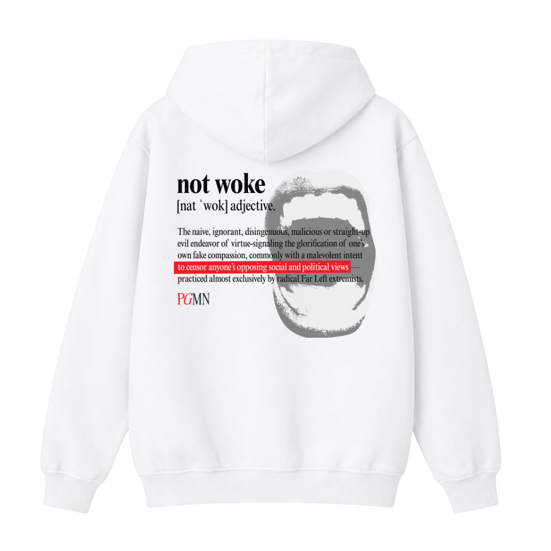 Not Woke Graphic Hoodie