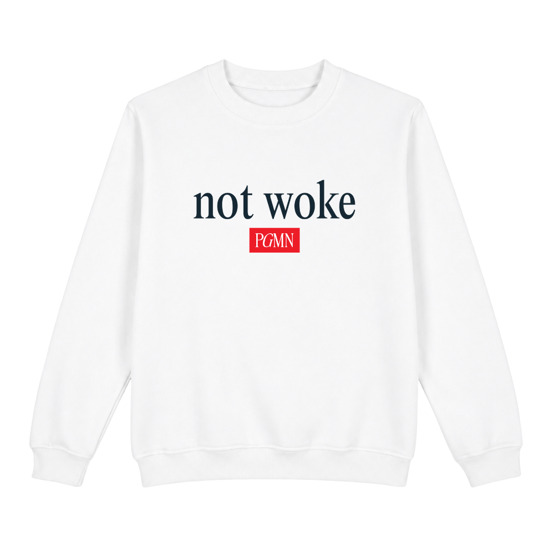 Not Woke Graphic Sweatshirt