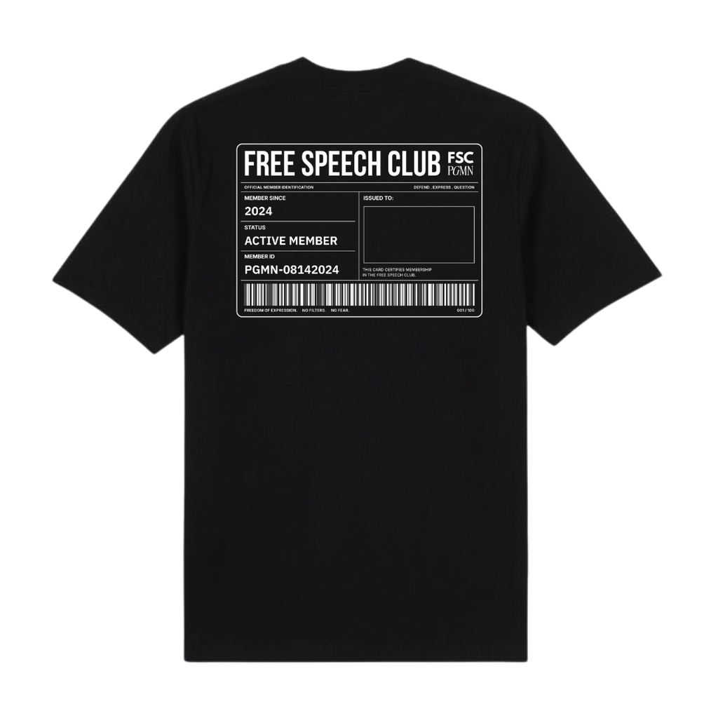 Free Speech Club ID Tee