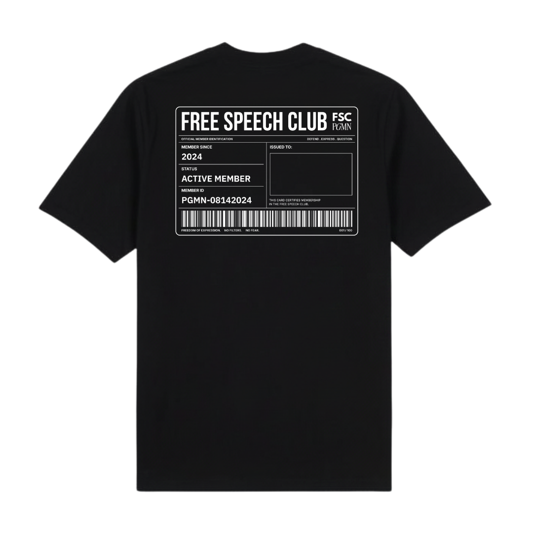 Free Speech Club ID Tee