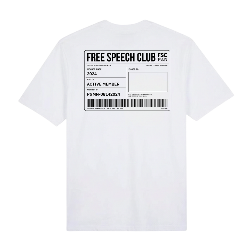Free Speech Club ID Tee