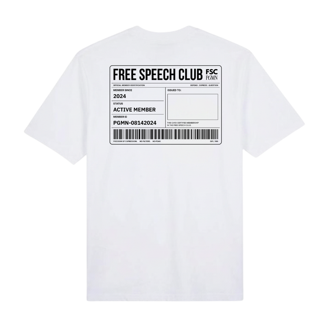Free Speech Club ID Tee