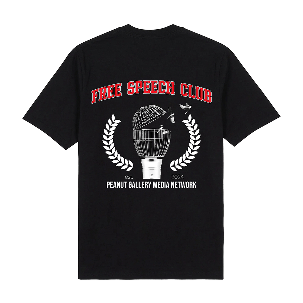 Free Speech Club Tee (Black or White)