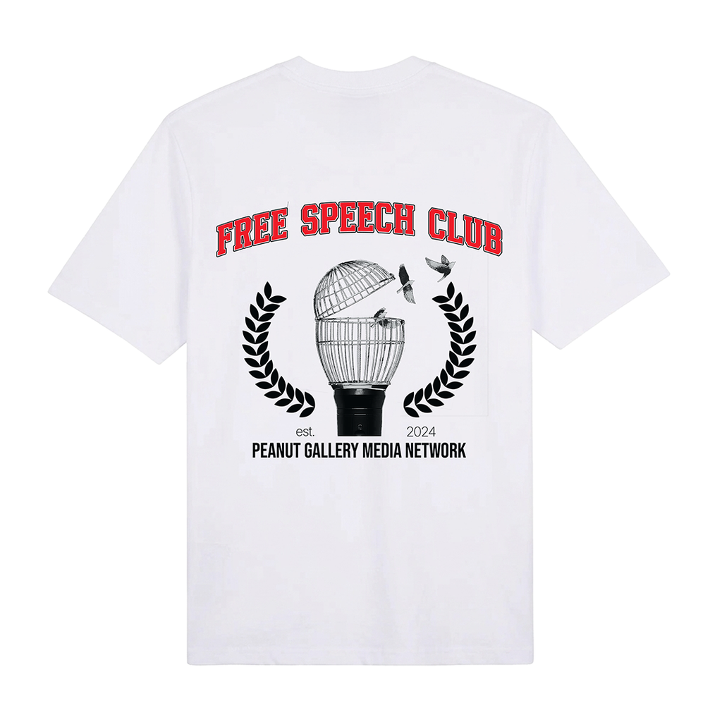Free Speech Club Tee (Black or White)