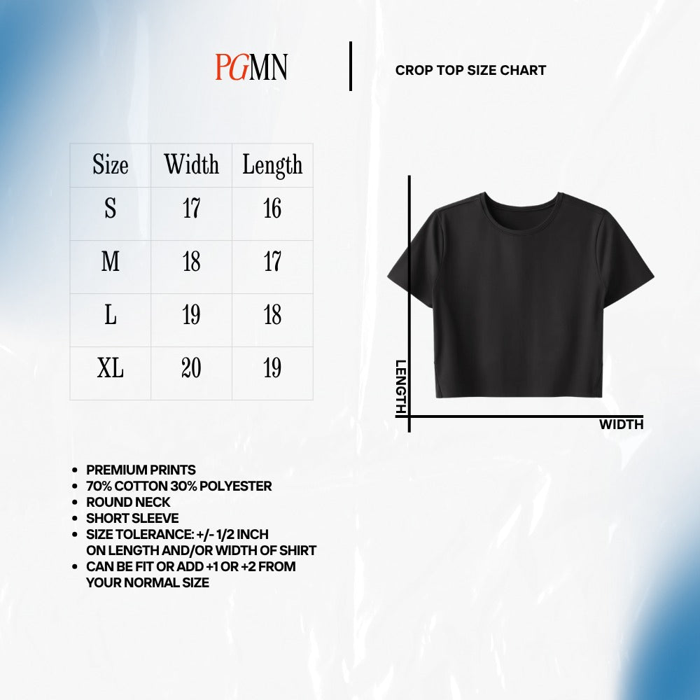 Free Speech Club Spark Crop Top (Black or White)